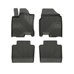 Tappetini per auto no. 77 compatibili con Nissan Qashqai I 2006-2013 su misura in gomma | Note: +2 | Tipo Auto: Crossover | Set di tappetini premium | Materiale TPE durevole | Bordi più alti