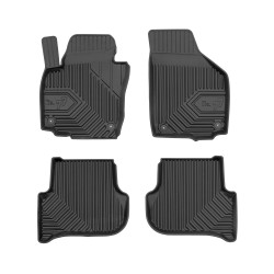 Tappetini per auto no. 77 compatibili con Skoda Yeti 2009-2018 su misura in gomma | Tipo Auto: Crossover | Set di tappetini premium | Materiale TPE durevole | Bordi più alti