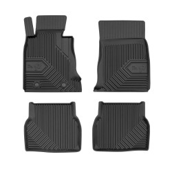 Tappetini per auto no. 77 compatibili con BMW Serie 5 E39 1995-2003 su misura in gomma | Set di tappetini premium | Materiale TPE durevole | Bordi più alti