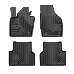 Tappetini per auto no. 77 compatibili con Audi Q3 I 2011-2018 su misura in gomma | Tipo Auto: SUV | Set di tappetini premium | Materiale TPE durevole | Bordi più alti