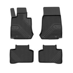 Tappetini per auto no. 77 compatibili con Mercedes-Benz GLC X253 2015-2022 su misura in gomma | Tipo Auto: SUV | Set di tappetini premium | Materiale TPE durevole | Bordi più alti