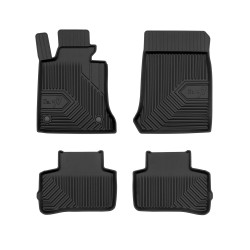 Tappetini per auto no. 77 compatibili con Mercedes-Benz GLK X204 2008-2015 su misura in gomma | Tipo Auto: SUV | Set di tappetini premium | Materiale TPE durevole | Bordi più alti
