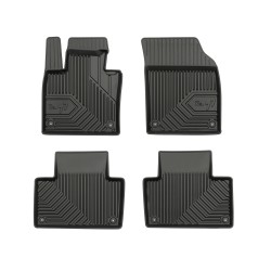 Tappetini per auto no. 77 compatibili con Volvo XC90 II dal 2014 in poi su misura in gomma | Tipo Auto: SUV | Set di tappetini premium | Materiale TPE durevole | Bordi più alti