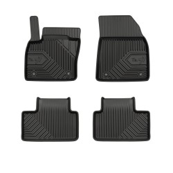 Tappetini per auto no. 77 compatibili con Volvo XC40 dal 2017 in poi su misura in gomma | Tipo Auto: SUV | Set di tappetini premium | Materiale TPE durevole | Bordi più alti