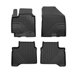 Tappetini per auto no. 77 compatibili con Suzuki Swift VI dal 2017 in poi su misura in gomma | Tipo Auto: Hatchback | Set di tappetini premium | Materiale TPE durevole | Bordi più alti
