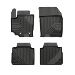Tappetini per auto no. 77 compatibili con Suzuki SX4 S-Cross dal 2013 in poi su misura in gomma | Note: post-facelift | Tipo Auto: Crossover | Set di tappetini premium | Materiale TPE durevole | Bordi più alti