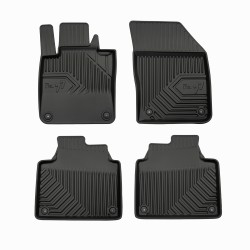 Tappetini per auto no. 77 compatibili con Volvo V90 dal 2016 in poi su misura in gomma | Tipo Auto: Station Wagon | Set di tappetini premium | Materiale TPE durevole | Bordi più alti