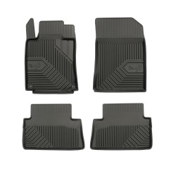 Tappetini per auto no. 77 compatibili con Peugeot 508 I 2010-2018 su misura in gomma | Set di tappetini premium | Materiale TPE durevole | Bordi più alti