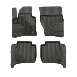 Tappetini per auto no. 77 compatibili con Volkswagen Touareg II 2010-2018 su misura in gomma | Tipo Auto: SUV | Set di tappetini premium | Materiale TPE durevole | Bordi più alti
