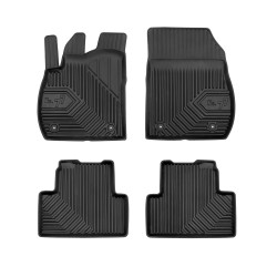 Tappetini per auto no. 77 compatibili con Opel Zafira C 2012-2019 su misura in gomma | Tipo Auto: Minivan | Set di tappetini premium | Materiale TPE durevole | Bordi più alti