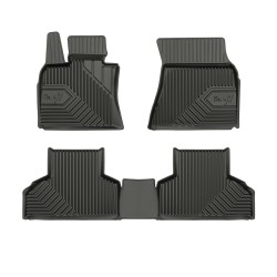 Tappetini per auto no. 77 compatibili con BMW X5 F15 2013-2018 su misura in gomma | Tipo Auto: SUV | Set di tappetini premium | Materiale TPE durevole | Bordi più alti