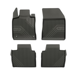 Tappetini per auto no. 77 compatibili con Peugeot 508 II dal 2018 in poi su misura in gomma | Set di tappetini premium | Materiale TPE durevole | Bordi più alti