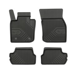 Tappetini per auto no. 77 compatibili con Mini Cooper III dal 2014 in poi su misura in gomma | Note: 3 porte, cambio automatico | Tipo Auto: Hatchback | Set di tappetini premium | Materiale TPE durevole | Bordi più alti
