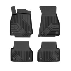 Tappetini per auto no. 77 compatibili con Audi A7 Sportback II dal 2018 in poi su misura in gomma | Note: liftback | Set di tappetini premium | Materiale TPE durevole | Bordi più alti