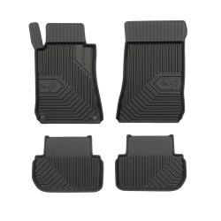 Tappetini per auto no. 77 compatibili con Mercedes-Benz CLK C209 2002-2009 su misura in gomma | Tipo Auto: Coupé | Set di tappetini premium | Materiale TPE durevole | Bordi più alti
