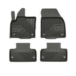 Tappetini per auto no. 77 compatibili con Land Rover Range Rover Evoque I 2011-2018 su misura in gomma | Tipo Auto: SUV | Set di tappetini premium | Materiale TPE durevole | Bordi più alti