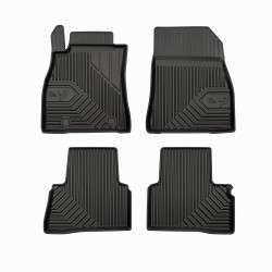 Tappetini per auto no. 77 compatibili con Nissan Juke I 2010-2019 su misura in gomma | Tipo Auto: Crossover | Set di tappetini premium | Materiale TPE durevole | Bordi più alti