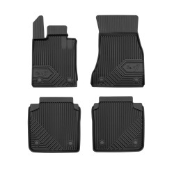 Tappetini per auto no. 77 compatibili con BMW Serie 7 G12 2015-2022 su misura in gomma | Note: versione Long | Tipo Auto: Berlina | Set di tappetini premium | Materiale TPE durevole | Bordi più alti