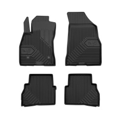Tappetini per auto no. 77 compatibili con RAM ProMaster 2015-2022 su misura in gomma | Note: City | Tipo Auto: Combivan | Set di tappetini premium | Materiale TPE durevole | Bordi più alti