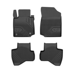 Tappetini per auto no. 77 compatibili con Peugeot 107 2005-2014 su misura in gomma | Tipo Auto: Hatchback | Set di tappetini premium | Materiale TPE durevole | Bordi più alti
