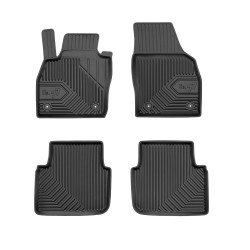 Tappetini per auto no. 77 compatibili con Skoda Kamiq dal 2019 in poi su misura in gomma | Tipo Auto: Crossover | Set di tappetini premium | Materiale TPE durevole | Bordi più alti