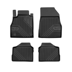 Tappetini per auto no. 77 compatibili con Nissan Micra K14 dal 2016 in poi su misura in gomma | Tipo Auto: Hatchback | Set di tappetini premium | Materiale TPE durevole | Bordi più alti