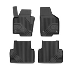 Tappetini per auto no. 77 compatibili con Volkswagen Sharan II 2010-2022 su misura in gomma | Tipo Auto: Minivan | Set di tappetini premium | Materiale TPE durevole | Bordi più alti