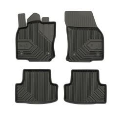 Tappetini per auto no. 77 compatibili con SEAT Ateca dal 2016 in poi su misura in gomma | Tipo Auto: SUV | Set di tappetini premium | Materiale TPE durevole | Bordi più alti