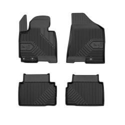 Tappetini per auto no. 77 compatibili con Kia Sportage III 2010-2015 su misura in gomma | Tipo Auto: SUV | Set di tappetini premium | Materiale TPE durevole | Bordi più alti