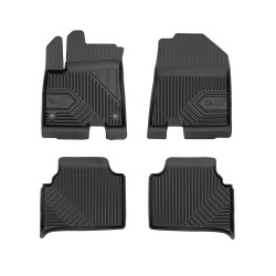 Tappetini per auto no. 77 compatibili con Kia Niro EV I 2018-2022 su misura in gomma | Tipo Auto: Crossover | Set di tappetini premium | Materiale TPE durevole | Bordi più alti