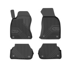 Tappetini per auto no. 77 compatibili con Audi A6 C5 1997-2004 su misura in gomma | Set di tappetini premium | Materiale TPE durevole | Bordi più alti
