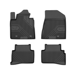 Tappetini per auto no. 77 compatibili con Kia Sportage IV 2015-2021 su misura in gomma | Note: pre-facelift, con tendi cintura dietro al sedile del guidatore | Tipo Auto: SUV | Set di tappetini premium | Materiale TPE durevole | Bordi più alti