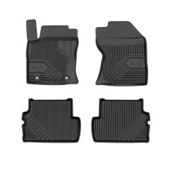 Tappetini per auto no. 77 compatibili con Ford Focus I 1998-2004 su misura in gomma | Set di tappetini premium | Materiale TPE durevole | Bordi più alti