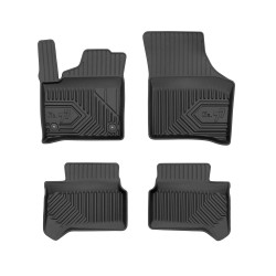 Tappetini per auto no. 77 compatibili con Skoda Citigo-e iV 2019-2020 su misura in gomma | Tipo Auto: Hatchback | Set di tappetini premium | Materiale TPE durevole | Bordi più alti
