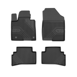 Tappetini per auto no. 77 compatibili con Hyundai Tucson IV dal 2020 in poi su misura in gomma | Note: non compatibile con versione Hybrid | Tipo Auto: SUV | Set di tappetini premium | Materiale TPE durevole | Bordi più alti