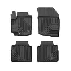 Tappetini per auto no. 77 compatibili con Suzuki SX4 S-Cross dal 2013 in poi su misura in gomma | Note: Mild Hybrid | Tipo Auto: Crossover | Set di tappetini premium | Materiale TPE durevole | Bordi più alti