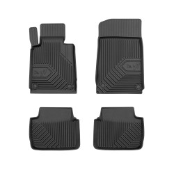 Tappetini per auto no. 77 compatibili con BMW Serie 3 E46 1998-2005 su misura in gomma | Note: non compatibile con versione AWD | Set di tappetini premium | Materiale TPE durevole | Bordi più alti