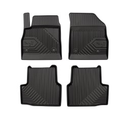 Tappetini per auto no. 77 compatibili con Opel Astra K 2015-2022 su misura in gomma | Set di tappetini premium | Materiale TPE durevole | Bordi più alti