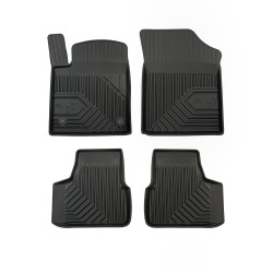 Tappetini per auto no. 77 compatibili con Skoda Citigo 2011-2019 su misura in gomma | Tipo Auto: Hatchback | Set di tappetini premium | Materiale TPE durevole | Bordi più alti