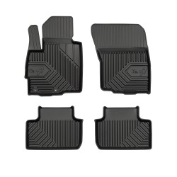 Tappetini per auto no. 77 compatibili con Mitsubishi ASX I 2010-2022 su misura in gomma | Tipo Auto: Crossover | Set di tappetini premium | Materiale TPE durevole | Bordi più alti