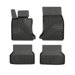 Tappetini per auto no. 77 compatibili con BMW Serie 5 E61 2003-2010 su misura in gomma | Tipo Auto: Station Wagon | Set di tappetini premium | Materiale TPE durevole | Bordi più alti