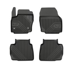 Tappetini per auto no. 77 compatibili con Ford Mondeo IV 2007-2014 su misura in gomma | Note: distanza tra i bottoni 31 cm | Set di tappetini premium | Materiale TPE durevole | Bordi più alti