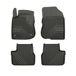 Tappetini per auto no. 77 compatibili con Peugeot 208 I 2012-2019 su misura in gomma | Tipo Auto: Hatchback | Set di tappetini premium | Materiale TPE durevole | Bordi più alti