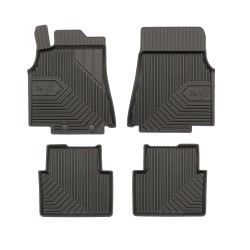 Tappetini per auto no. 77 compatibili con Mercedes-Benz Classe A W169 2004-2012 su misura in gomma | Tipo Auto: Hatchback | Set di tappetini premium | Materiale TPE durevole | Bordi più alti