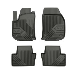 Tappetini per auto no. 77 compatibili con Opel Zafira B 2005-2014 su misura in gomma | Tipo Auto: Minivan | Set di tappetini premium | Materiale TPE durevole | Bordi più alti