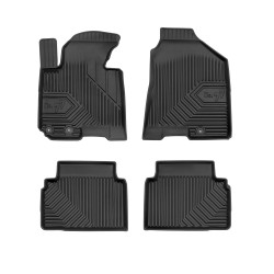 Tappetini per auto no. 77 compatibili con Hyundai Tucson II 2009-2015 su misura in gomma | Tipo Auto: SUV | Set di tappetini premium | Materiale TPE durevole | Bordi più alti