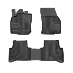 Tappetini per auto no. 77 compatibili con Volkswagen Touran II dal 2015 in poi su misura in gomma | Tipo Auto: Minivan | Set di tappetini premium | Materiale TPE durevole | Bordi più alti
