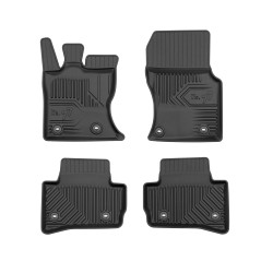 Tappetini per auto no. 77 compatibili con Jaguar F-Pace dal 2016 in poi su misura in gomma | Tipo Auto: SUV | Set di tappetini premium | Materiale TPE durevole | Bordi più alti