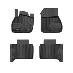 Tappetini per auto no. 77 compatibili con Renault Zoe dal 2012 in poi su misura in gomma | Tipo Auto: Hatchback | Set di tappetini premium | Materiale TPE durevole | Bordi più alti