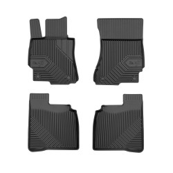 Tappetini per auto no. 77 compatibili con Mercedes-Benz Classe S W221 2005-2013 su misura in gomma | Note: versione Long | Tipo Auto: Berlina | Set di tappetini premium | Materiale TPE durevole | Bordi più alti